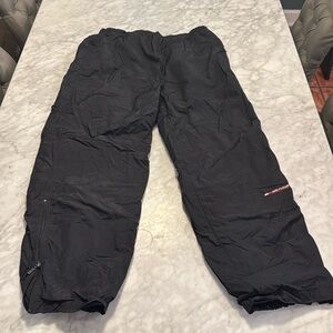 Tommy Hilfiger Athletics XXL Black Nylon Shelled Pants
